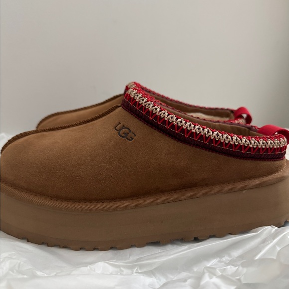 UGG Tazz Platform Slipper Chestnut Size 7 Women - Picture 7 of 11